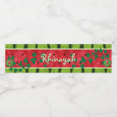 EÉN in een Melon First Birthday Watermelon Waterfles Etiket (Enkel label)