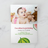 Eén in een Melon Foto 1st Birthday Watermelon (Binnen)