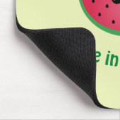 Een in een Melon Funny Cute Kawaii Watermeloen Muismat (Hoek)