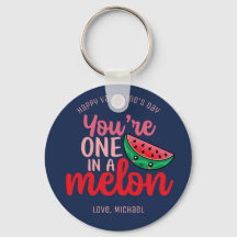 Een in een Melon Funny Pun Cute Valentijnsdag