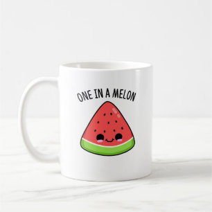 Een in een Melon Funny Watermelon Pun Koffiemok