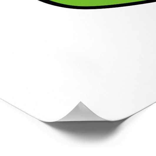 Een in een Melon Funny Watermelon Pun Poster (Hoek)