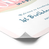 Een in een Melon Girl Welkomstbord Poster (Hoek)