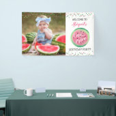 Een in een Melon Girl's 1e verjaardag Spandoek (Beurs)