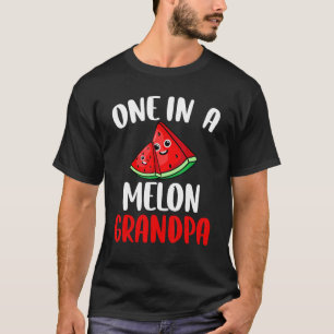 Een in een Melon Grandpa Watermelon Fruit Family M T-shirt