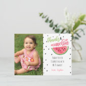 Eén in een Melon Hartelijk dank Kaart (Staand voorkant)