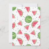 Eén in een Melon Hartelijk dank Kaart (Achterkant)