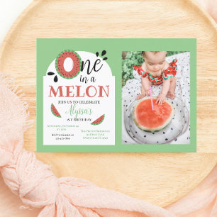 Eén in een Melon Kinder Eerste Dag Kaart
