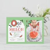 Eén in een Melon Kinder Eerste Dag Kaart (Staand voorkant)