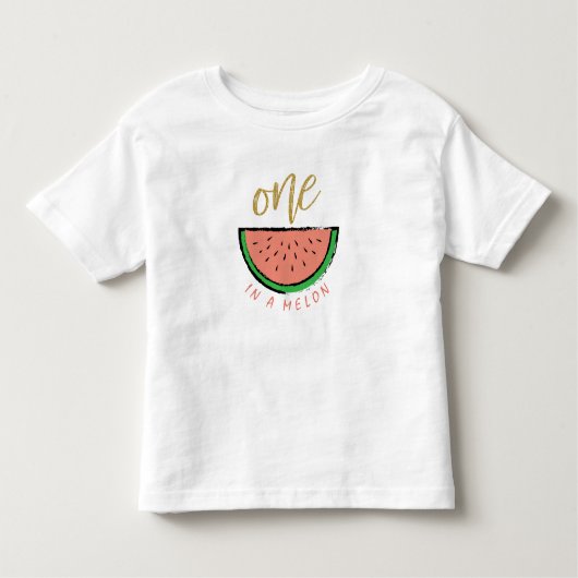 Eén in een Melon Kinder Shirts (Voorkant)