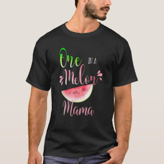 Eén in een Melon Mam Birthday Matching Group T-shirt