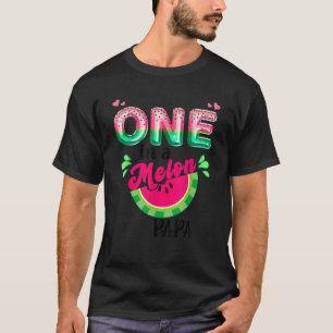 Eén in een Melon Mam Outfit Birthday Matching Grou T-shirt