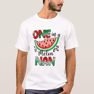 Een in een Melon Nan Watermelon Matching Family Fr T-shirt