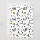 Eén in een Melon Pap-Vaderdag kaart (Achterkant)