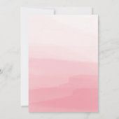 Eén in een Melon Pink Watermeloen 1e verjaardag Kaart (Achterkant)