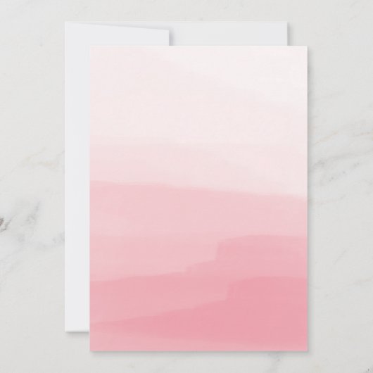 Eén in een Melon Pink Watermeloen 1e verjaardag Kaart (Achterkant)