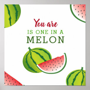 Eén in een Melon Poster