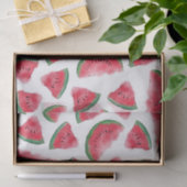 Eén in een Melon Quote Watermelon Waterverf Patter Tissuepapier (Geschenk)