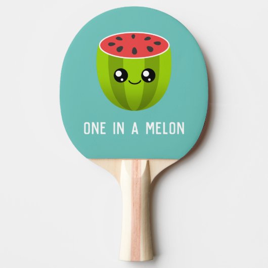 Eén in een Melon Tafeltennisbatje (Voorkant)