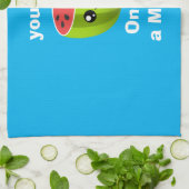Eén in een Melon Theedoek (Gevouwen)