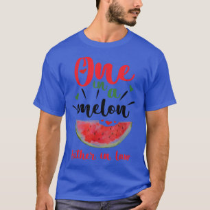 Eén in een Melon Vader in de wet Watermelon Summer T-shirt