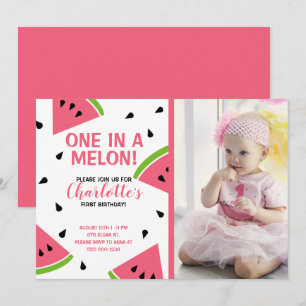 Een in een Melon watermeloen afbeelding Kaart