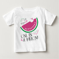 Eén in een Melon-Watermeloen T-shirt