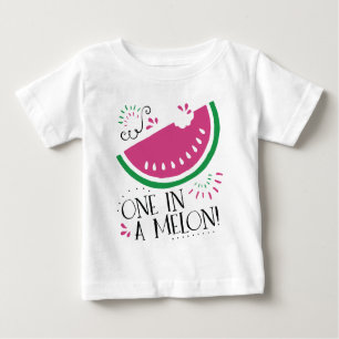 Eén in een Melon-Watermeloen T-shirt