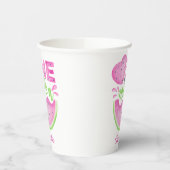 Een in een Melon Watermeloen Verjaardag Papieren C Papieren Bekers (Links)