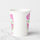 Een in een Melon Watermeloen Verjaardag Papieren C Papieren Bekers (Rechts)