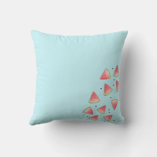 Een in een Melon Watermeloen Verjaardagsgunst Gift Kussen (Achterkant)