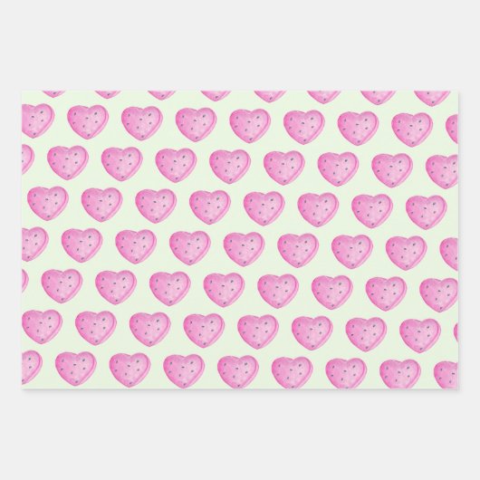 Een in een Melon Watermeloen Verpakking Papieren B Inpakpapier Vel (Voorkant 2)