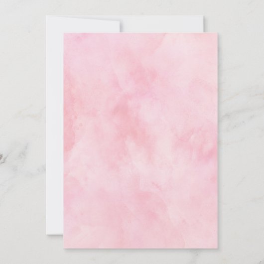 Eén in een Melon Watermeloen waterverf 1e verjaard Kaart (Achterkant)