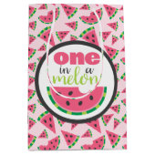 Een in een Melon Watermeloenslikken en Blush Pink  Medium Cadeauzakje (Voorkant)