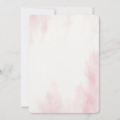 Eén in een Melon Watermelon 1e verjaardag Uitnodig Kaart (Achterkant)