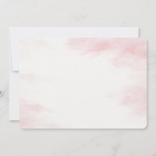 Eén in een Melon Watermelon 1e verjaardag Uitnodig Kaart (Achterkant)