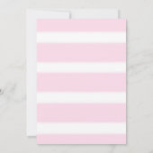 Eén in een Melon Watermelon 1e verjaardag Uitnodig Kaart (Achterkant)