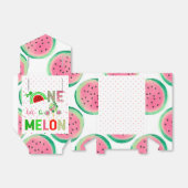 Eén in een Melon Watermelon Birthday Girl Bedankdoosjes (Uitgevouwen)