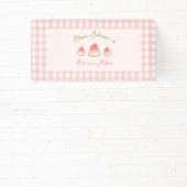 Eén in een Melon Watermelon Birthday Spandoek (Insitu)