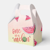 Eén in een Melon Watermelon Eerste Dag Bedankdoosjes (Achterkant)