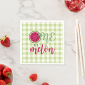 Eén in een Melon Watermelon Eerste Dag Servet (Insitu)