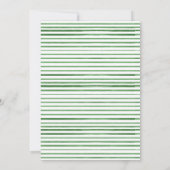 Een in een Melon Watermelon First Birthday Party Kaart (Achterkant)