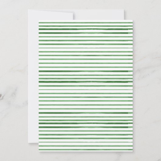 Een in een Melon Watermelon First Birthday Party Kaart (Achterkant)