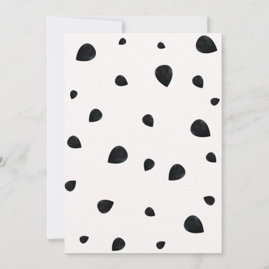 Eén in een Melon Waterverf eerste verjaardag Kaart (Achterkant)