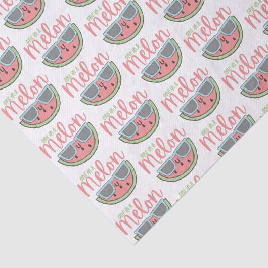 Eén in een Melon-weefselpapier Tissuepapier (Detail)