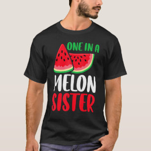 Een in een Melon Zuster Watermeloen familie die zi T-shirt