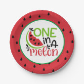 Eén in een Melonpapier Bord (Voorkant)