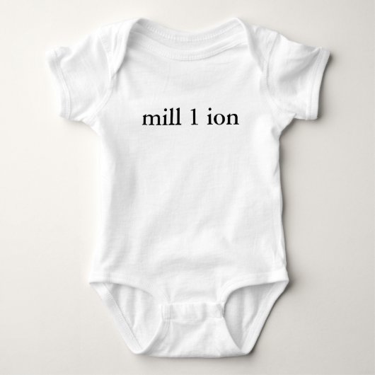 Eén in een miljoen Baby Shirt (Voorkant)
