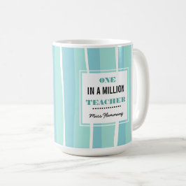Eén in een miljoen leraar. Cadeaubon Koffiemok