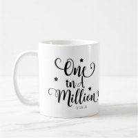 ÉÉN IN EEN MILJOEN Typografie & sterren gepersonal